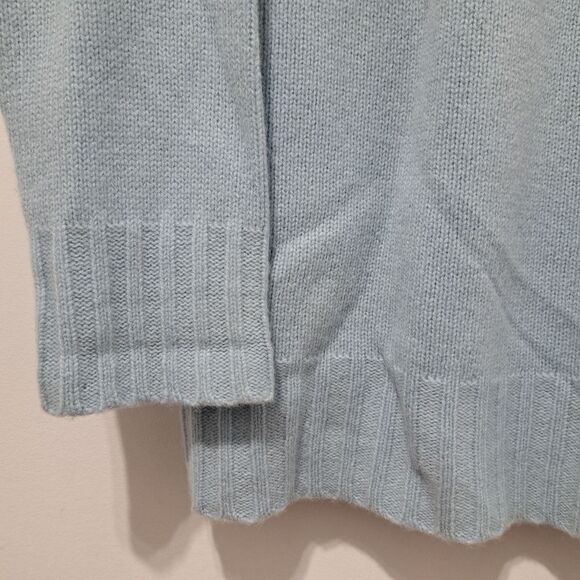 Rosanna Lambswool V Neck Knitwear Long Sleeve Sweater Oversized Small Blu - Picture 9 of 14